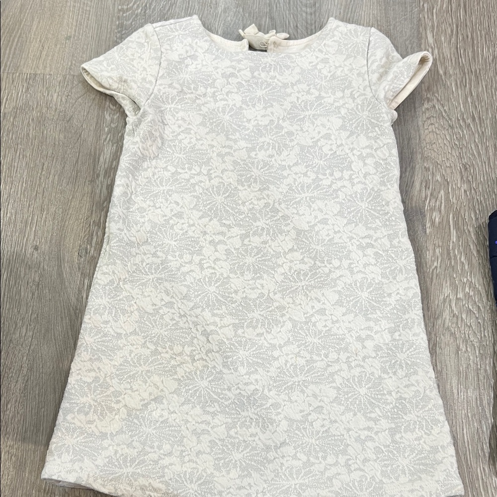 Old Navy Cream Floral Kids Dress